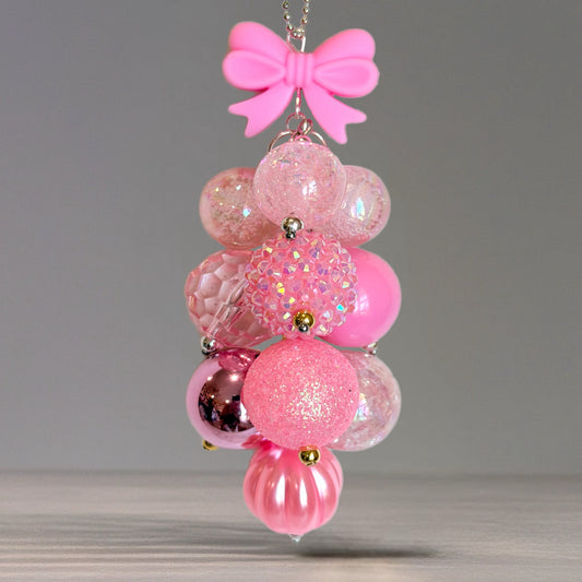 Pretty in Pink Bauble Charm - Tumbler Handle Charm