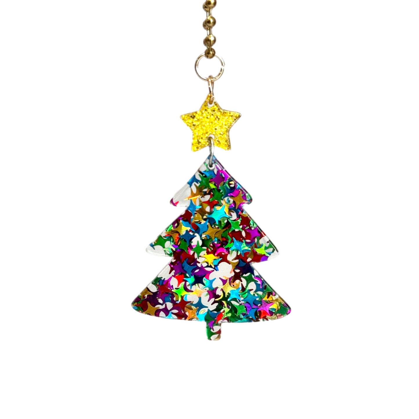 Confetti CHRISTMAS TREE Charm - Tumbler Handle Charm