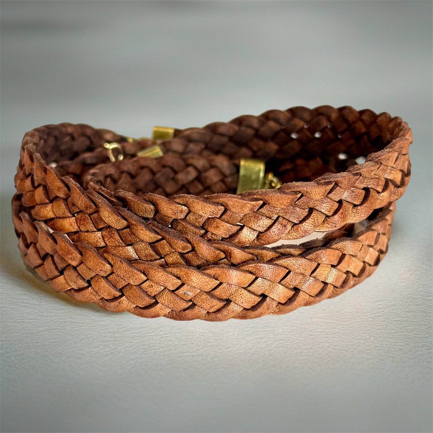 Braided Lariat Luxe - Leather Tumbler Bracelets *Limited Edition* Adjustable
