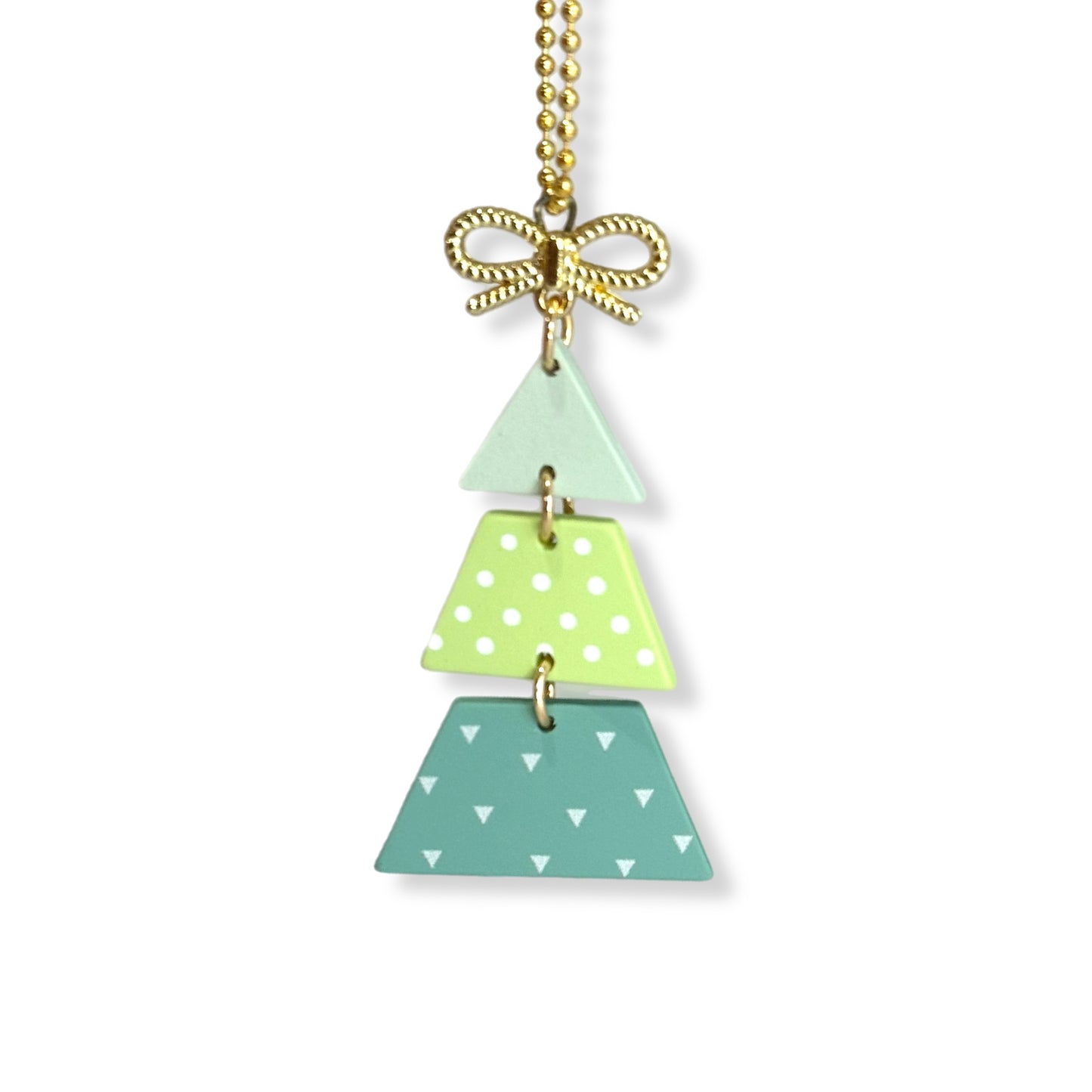 Simple Christmas Tree Charm - Tumbler Handle Charm