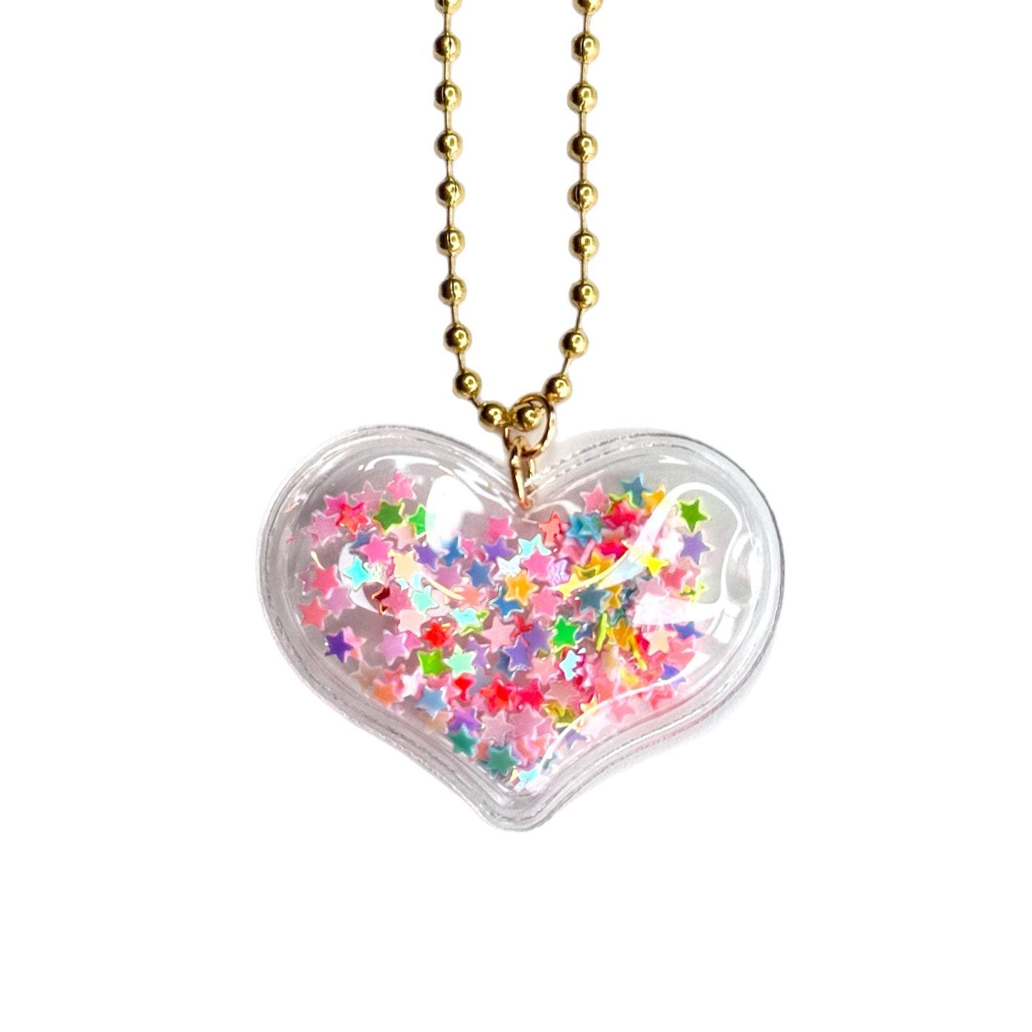 Puffy Heart Charm - Tumbler Handle Charm