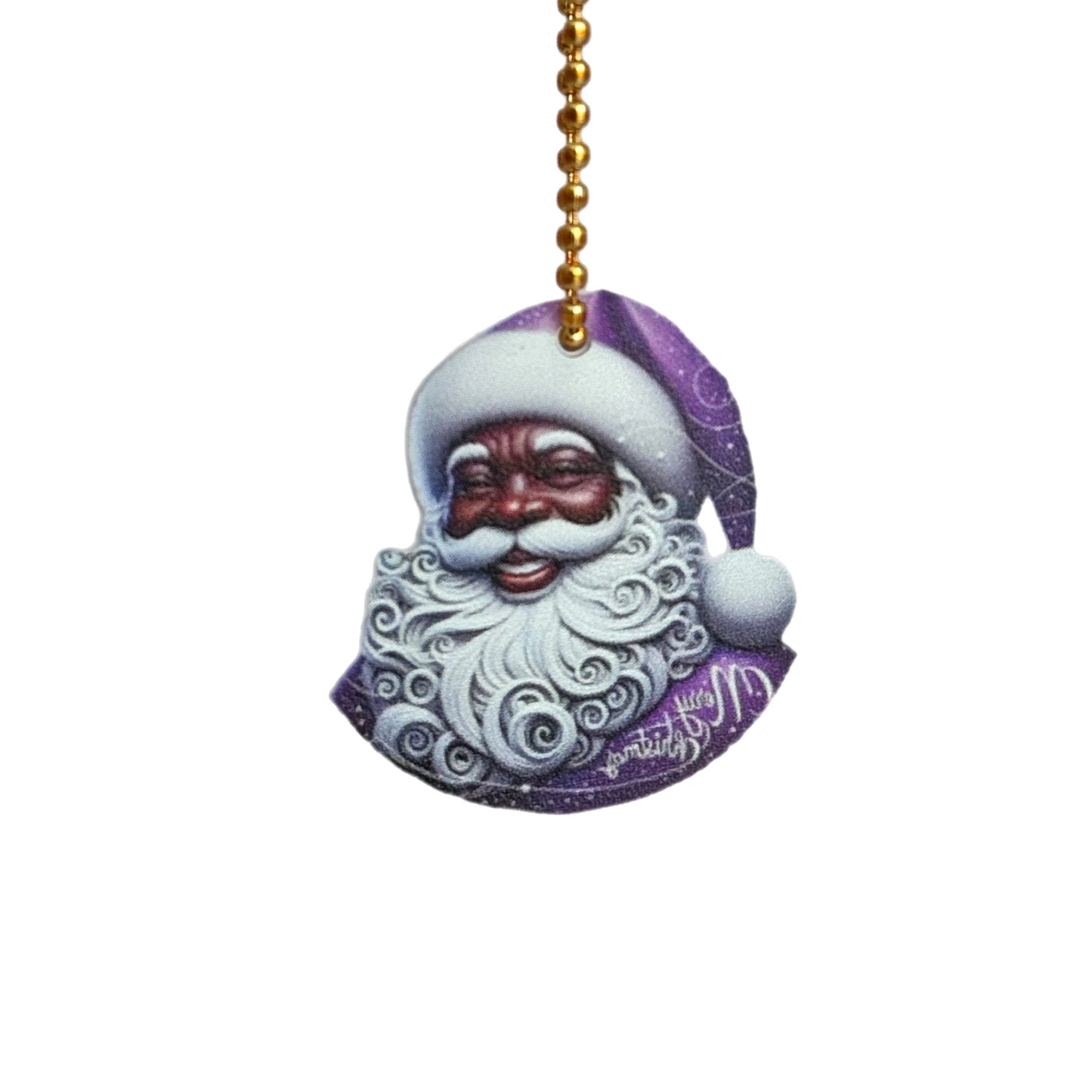 Vintage Santa Charm- Tumbler Handle Charm