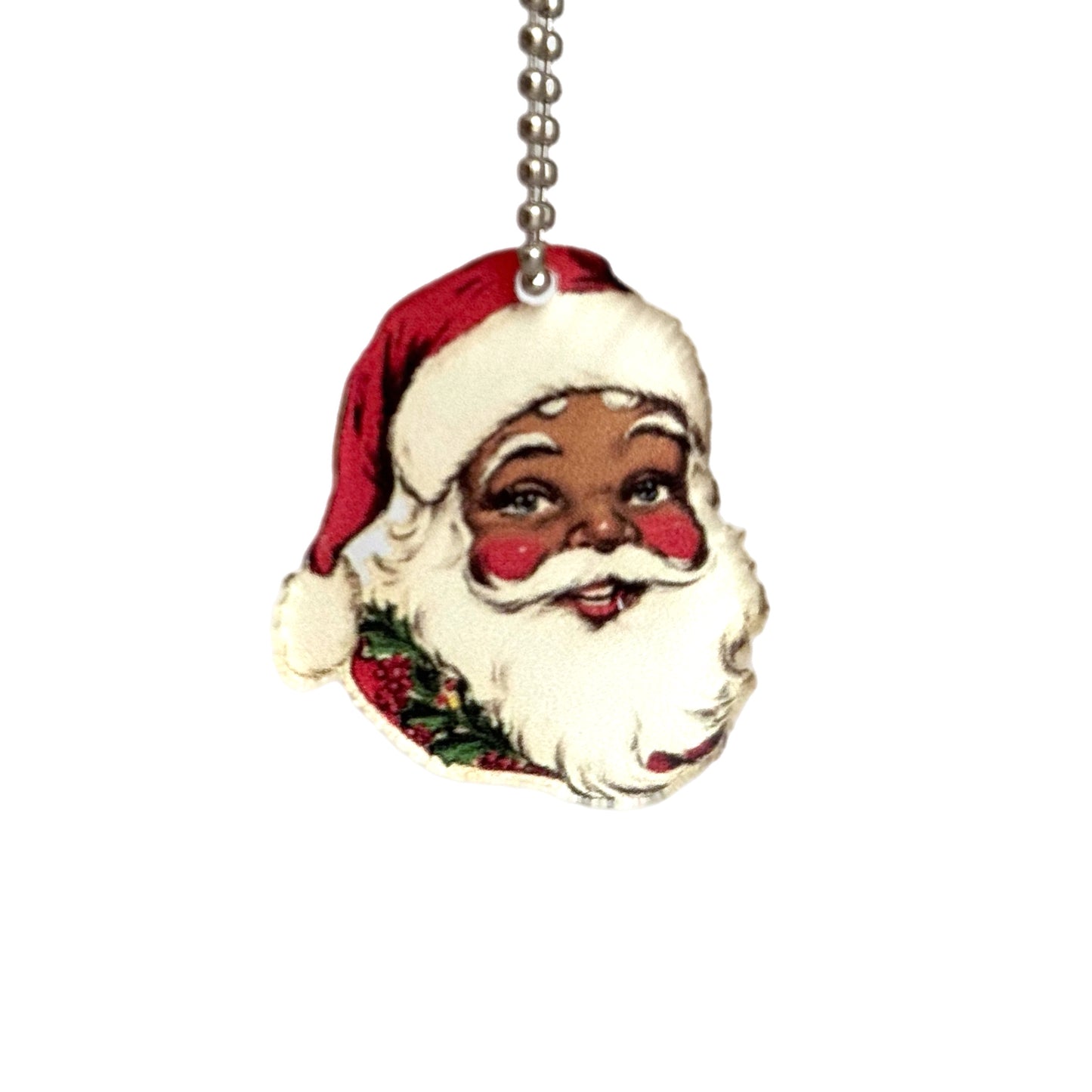 Vintage Santa Charm- Tumbler Handle Charm