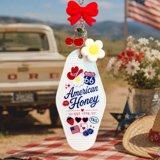 American Honey Charm - Tumbler Handle Charm