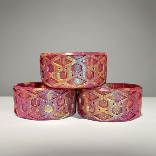 Red Velvet Shimmer 2.75" Shorty Waffle Boots™