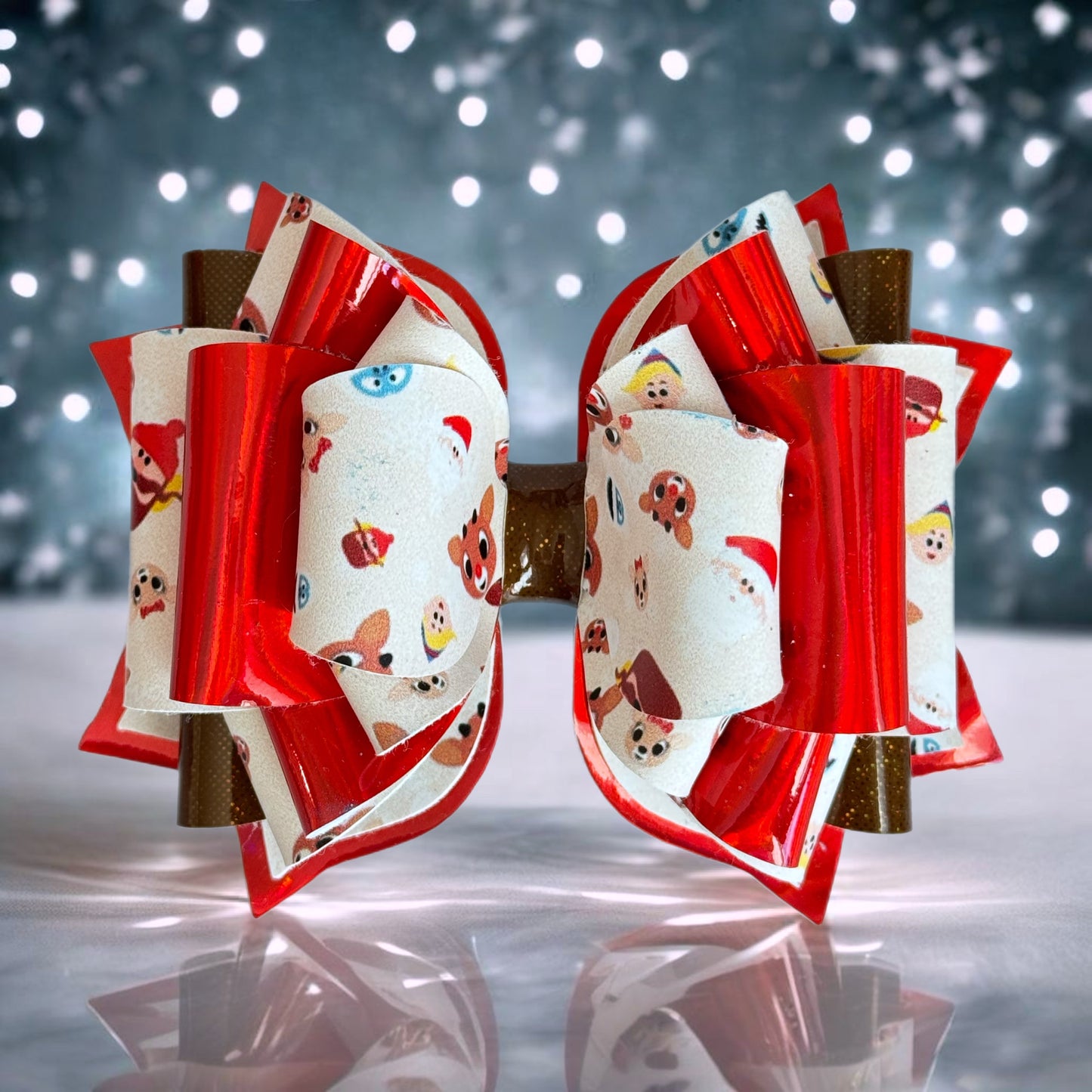 Christmas Town Deluxe Tumbler Bow