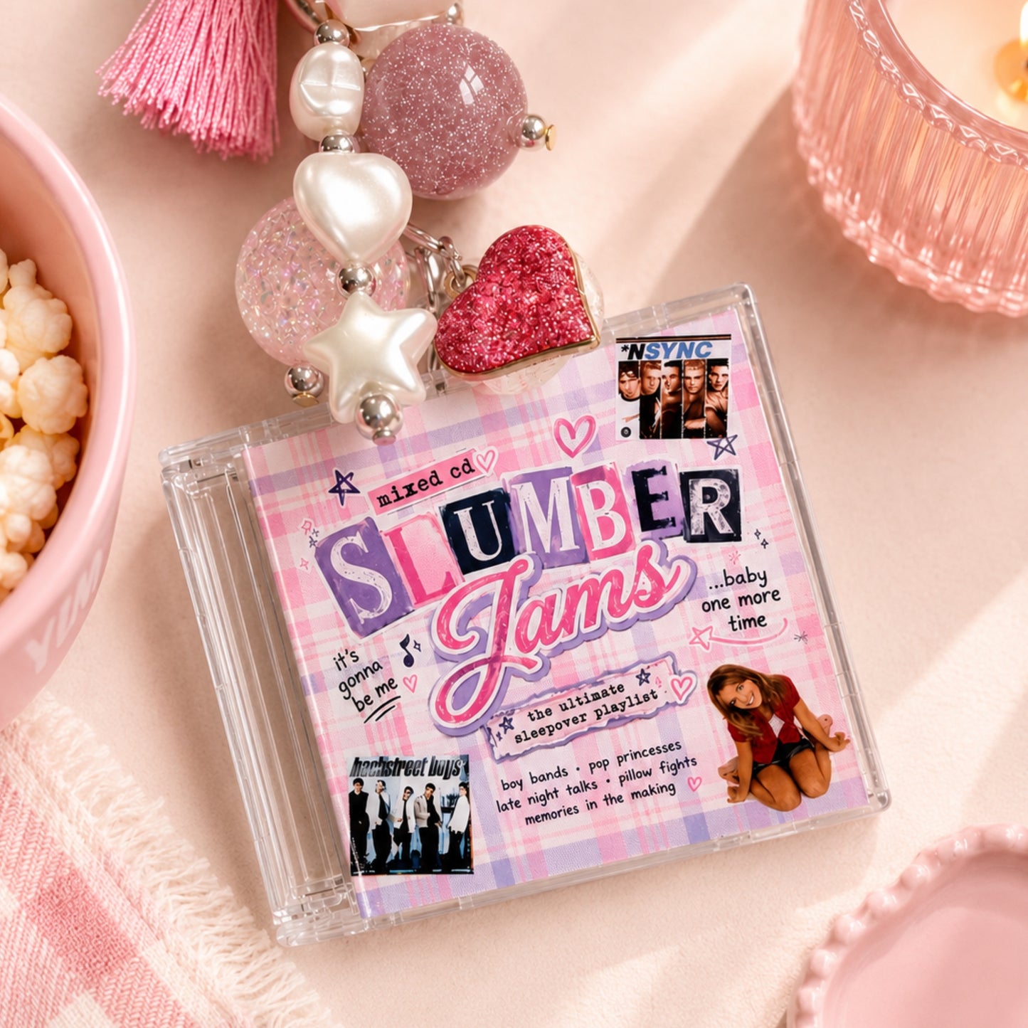 Slumber Party Charm - Tumbler Handle Charm