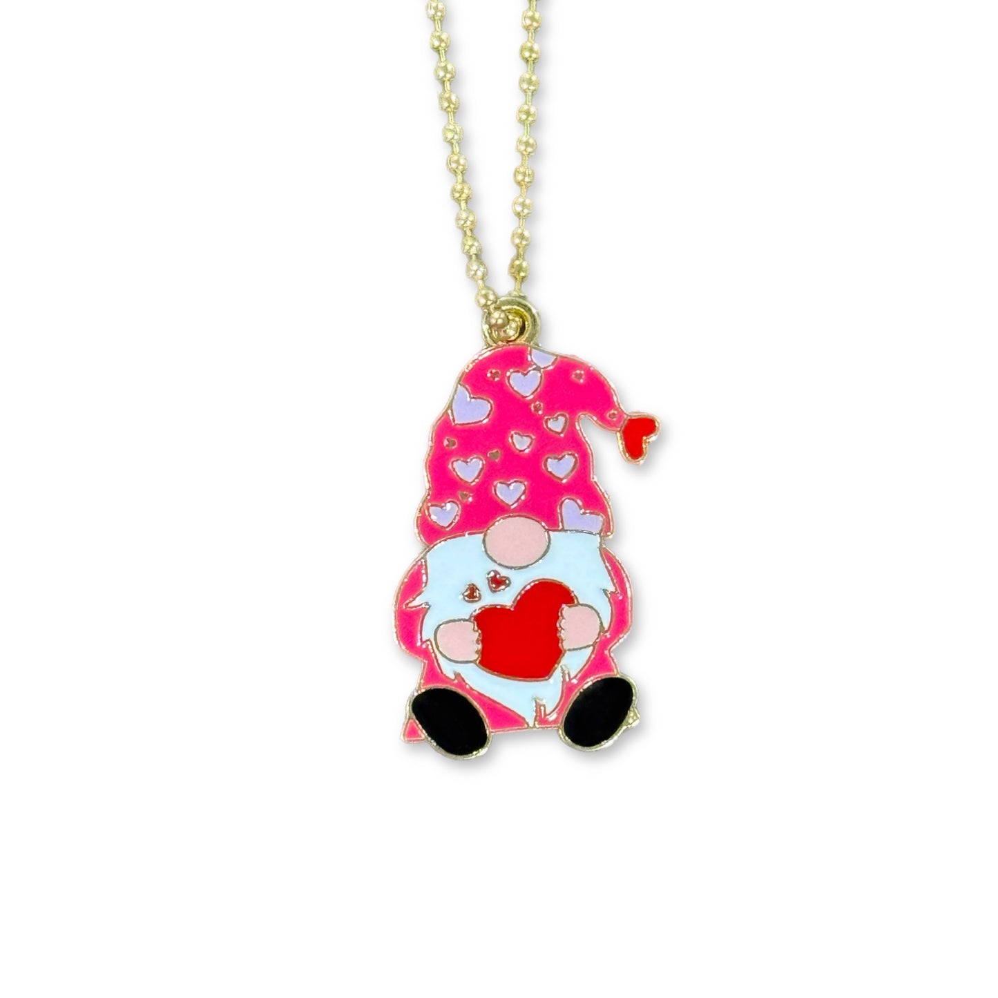 Gnome Valentine Charm - Tumbler Handle Charm