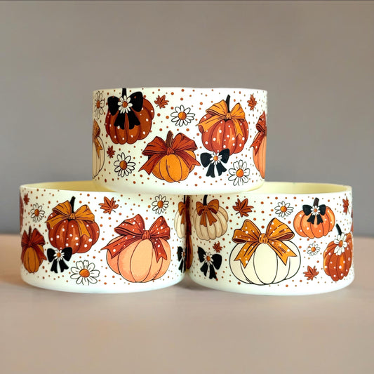 Polka Dot Pumpkins Tumbler Boot -fits 20-40oz