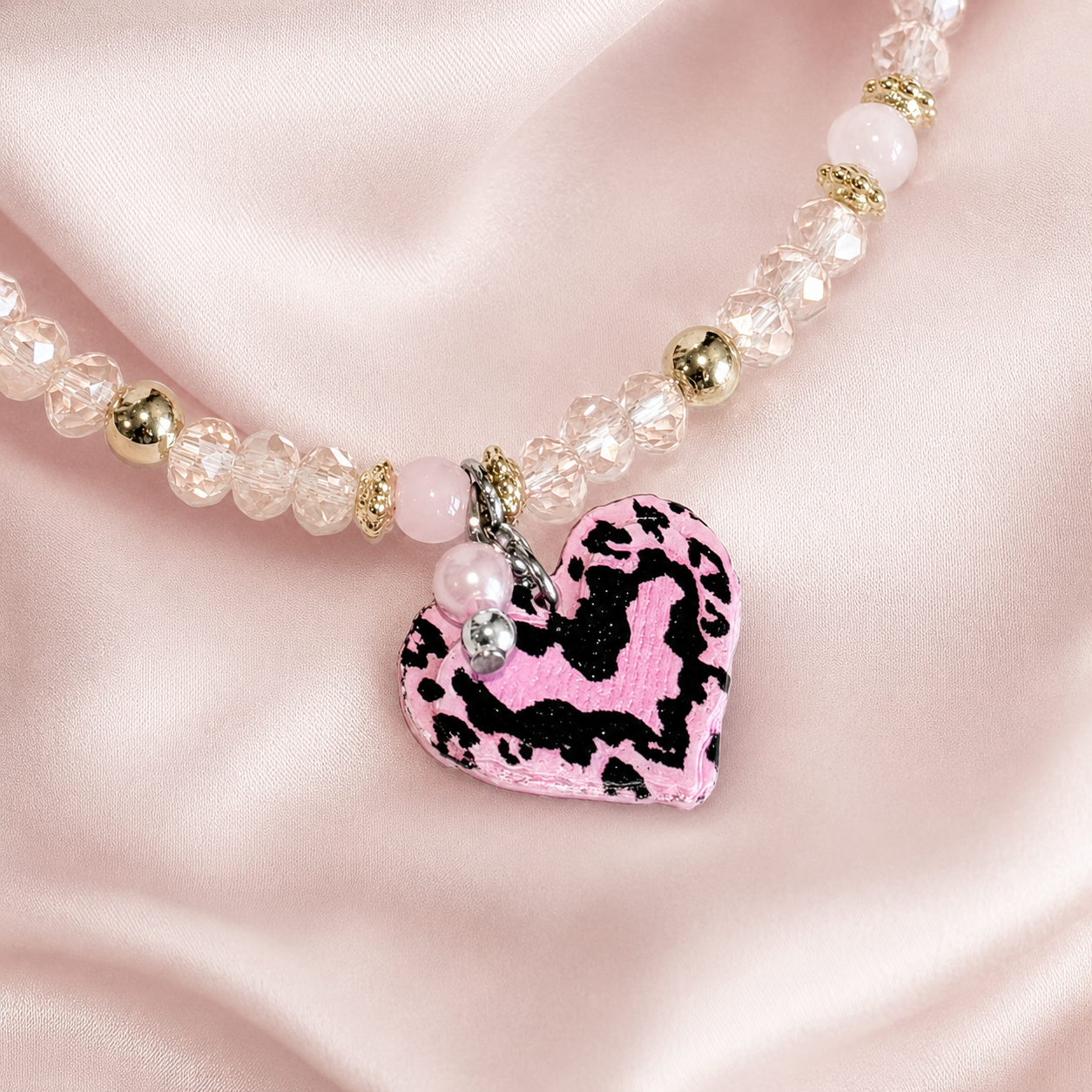 PINK Leopard Tumbler Bracelet