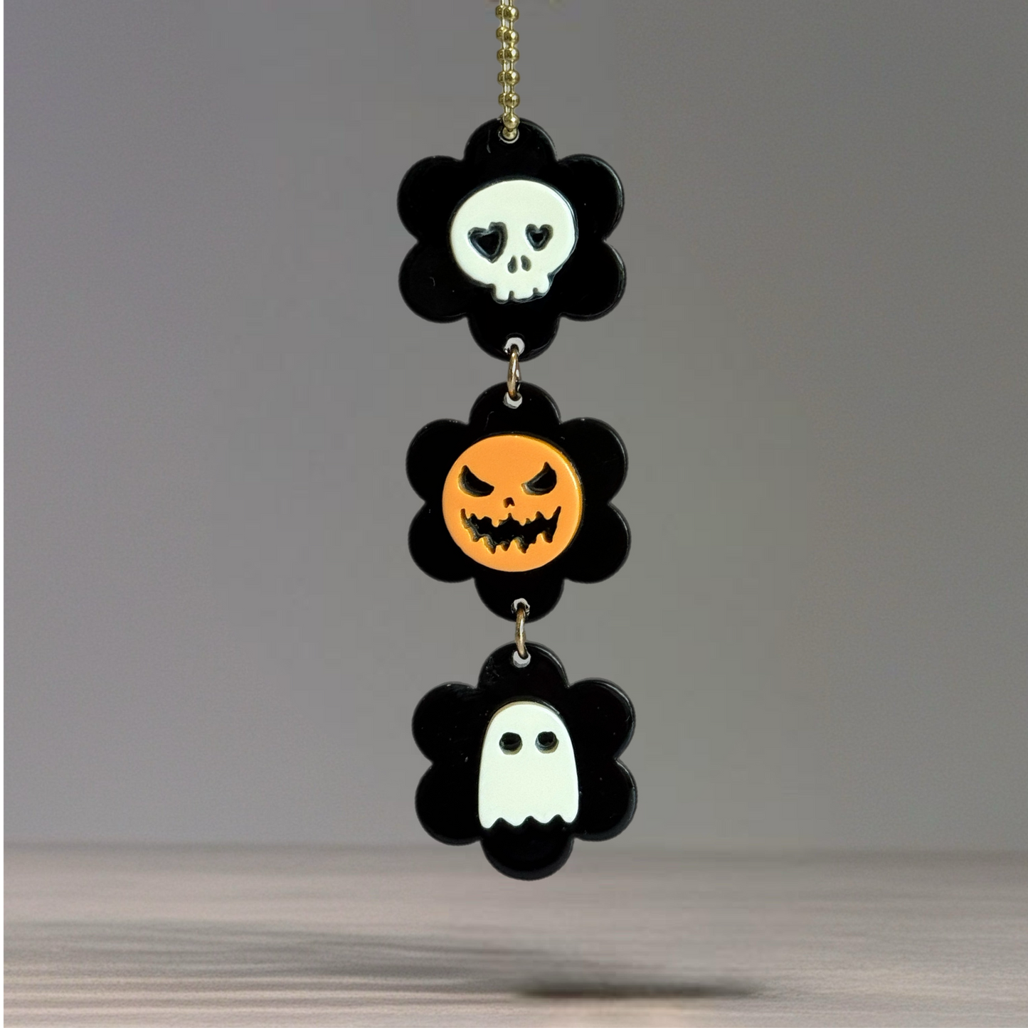 Spooky Blooms Charm - Tumbler Handle Charm