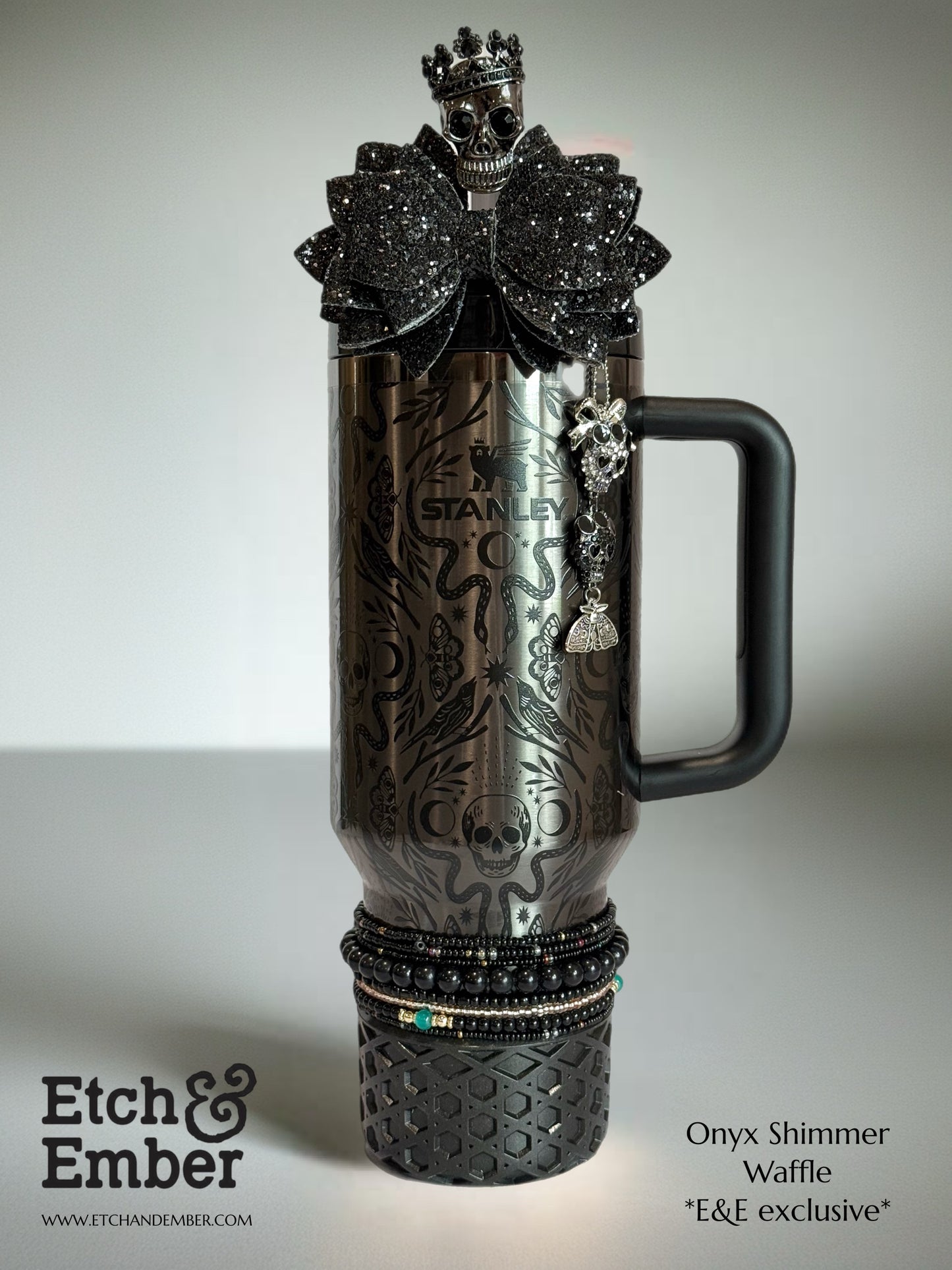 Gothic Elegance Charm - Tumbler Handle Charm