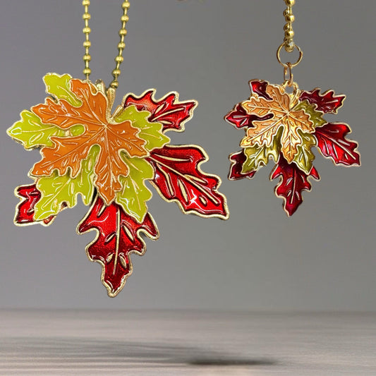 FALL LEAF STACK Charm - Tumbler Handle Charm