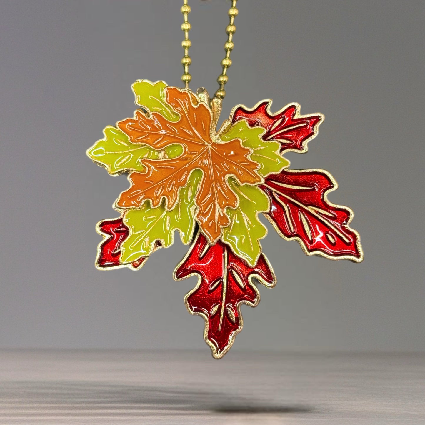 FALL LEAF STACK Charm - Tumbler Handle Charm