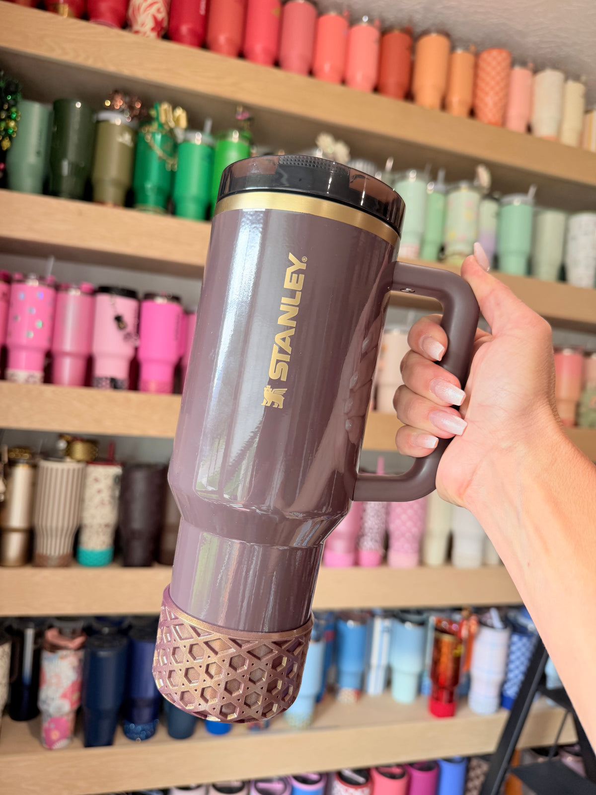 Plum Shimmer Waffle Boot™