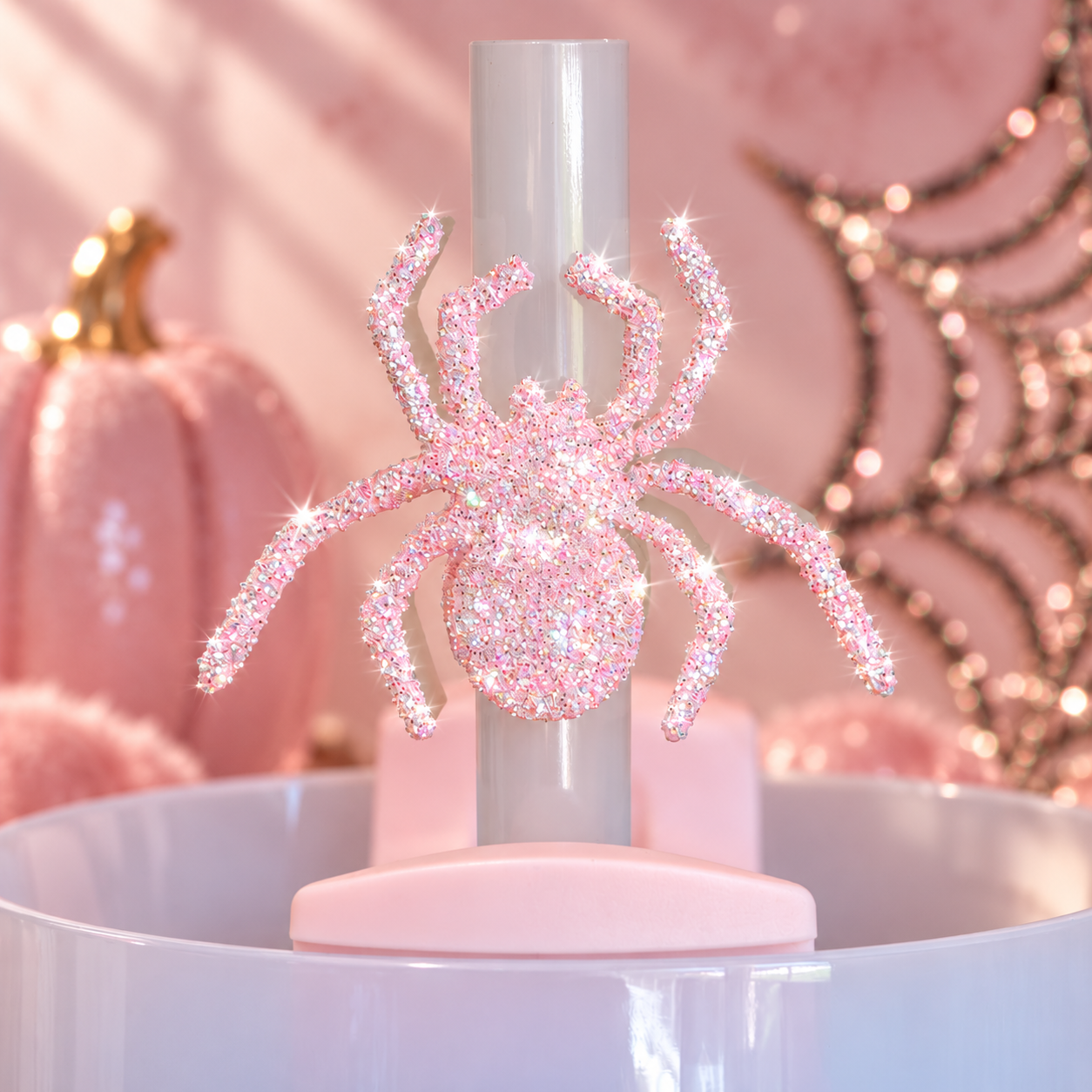 Stanley pink sugar spider webs 
