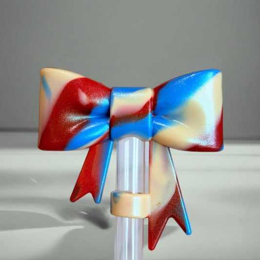 Americana 3D Bow Straw Topper for HydroJug