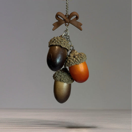 Autumn Acorn Tumbler Handle Charm for HydroJug