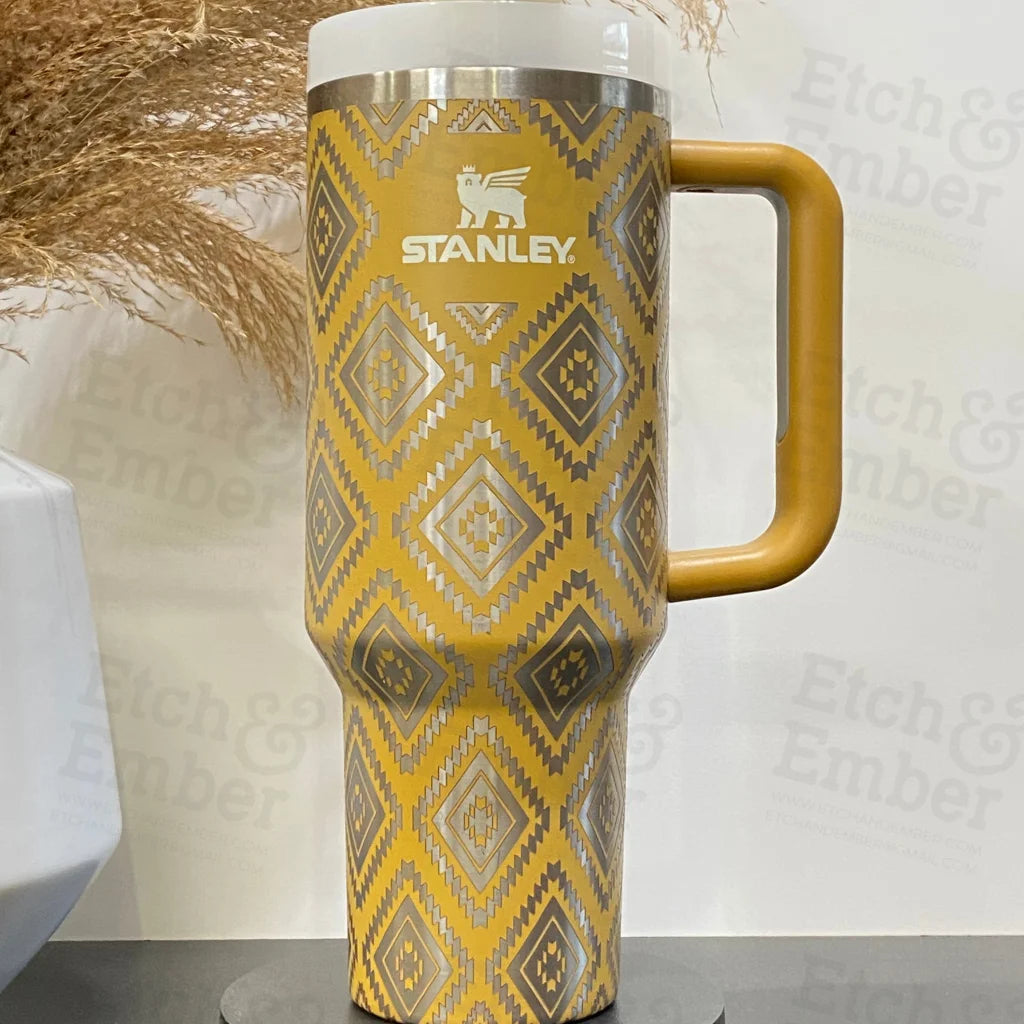 Tropical Custom Stanley Adventure Quencher 40 oz tumbler – Etch and Ember