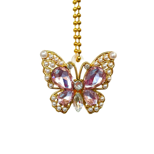 Bejeweled Butterfly Tumbler Handle Charm for HydroJug