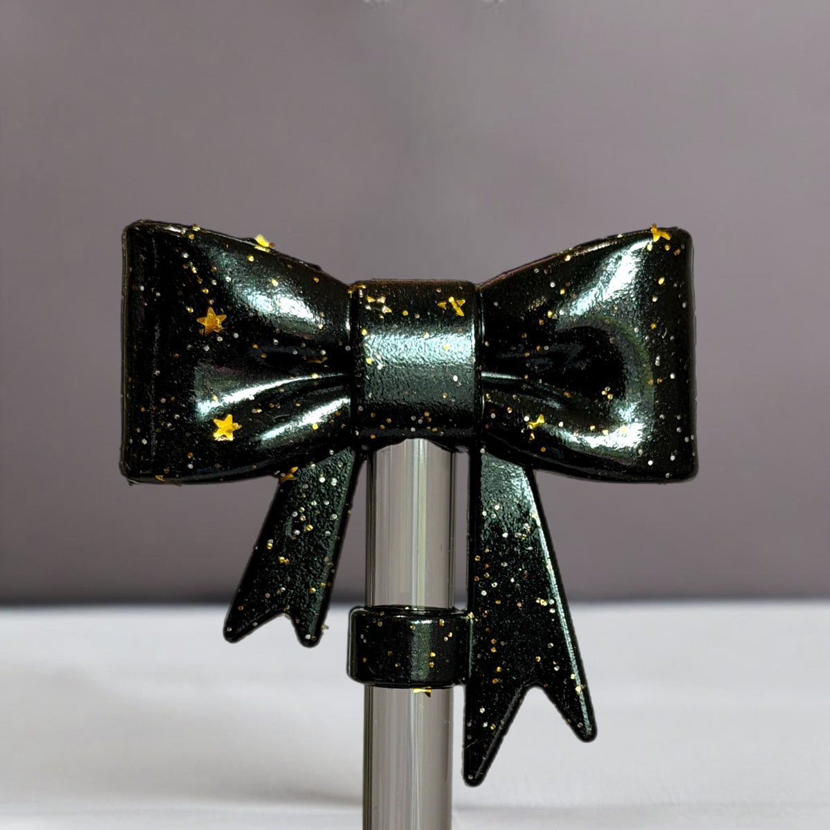 Black & Gold Glitter waffle silicone tumbler boot – view 2