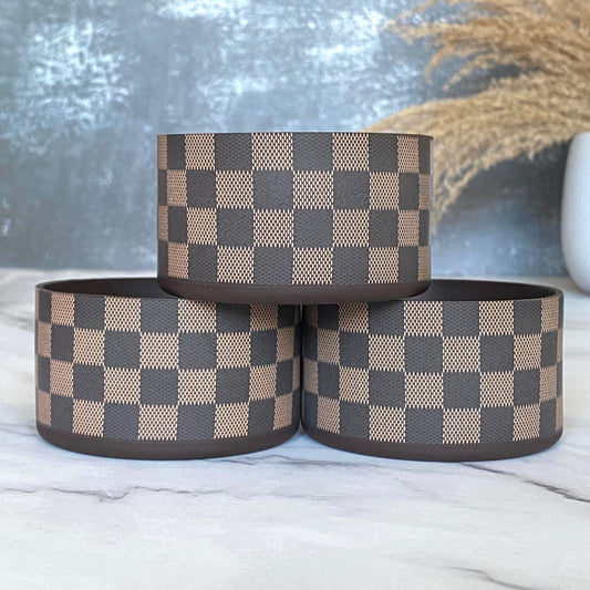 Brown Checkers Boot for Stanley