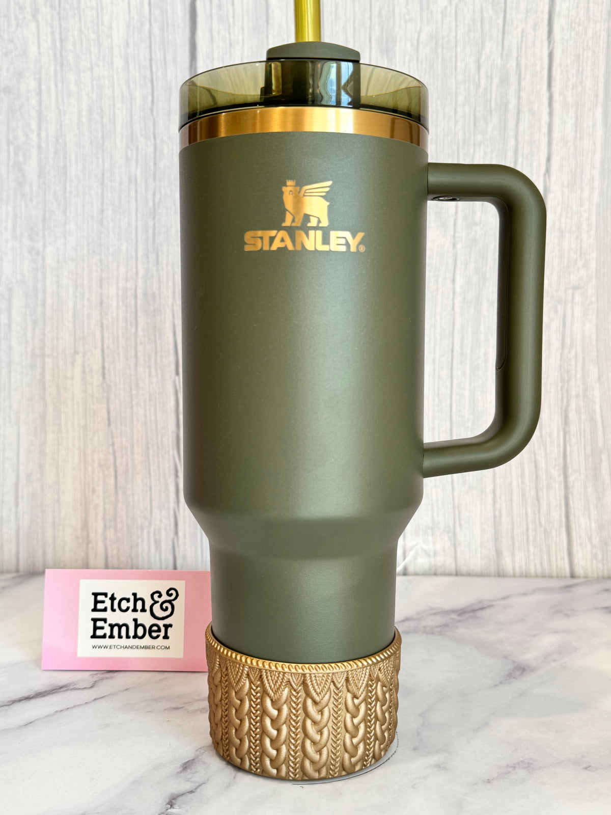 CHAMPAGNE MACRAME Boot, view 4, fits Ice Shaker