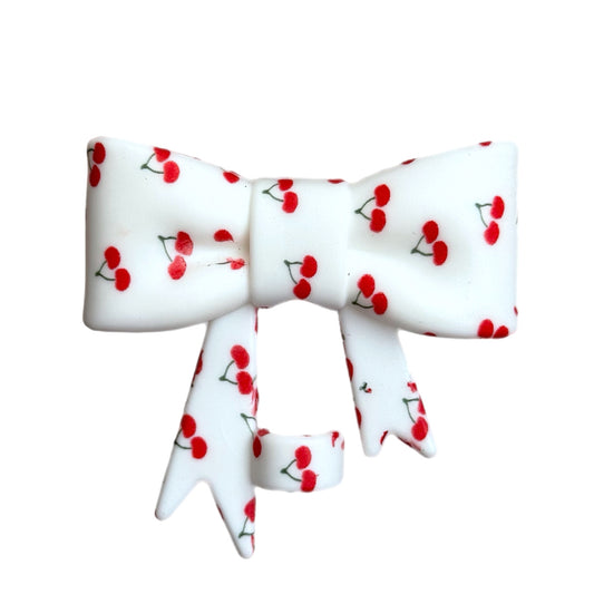 Cherries 3D Bow Straw Topper for HydroJug