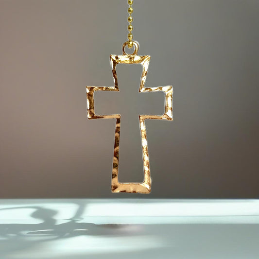 Christian Cross Tumbler Handle Charm for HydroJug