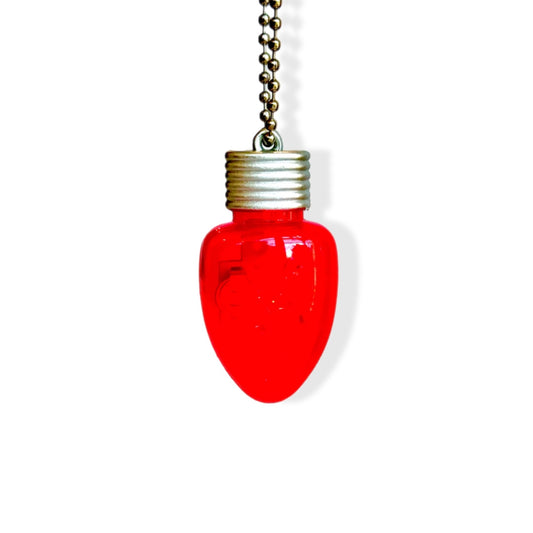 Christmas Bulb Light Up Charm- Tumbler Handle Charm for Stanley