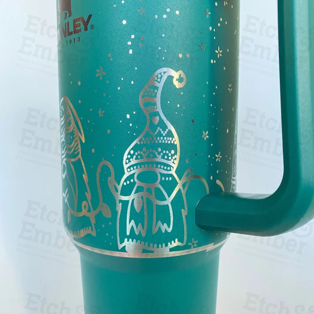 Christmas Gnomes Custom Stanley Adventure Quencher 40 oz tumbler – Etch and  Ember