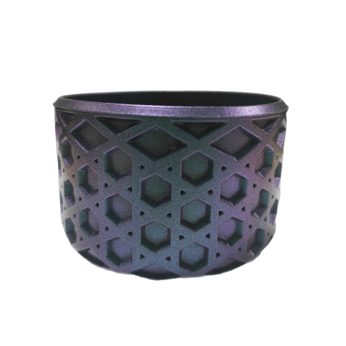 Chroma color-shift waffle silicone tumbler boot – view 3
