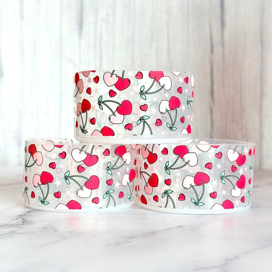 Clear Cherry Love Boot Red pink for Stanley