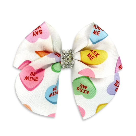 Conversation Hearts Tumbler Bow for Stanley