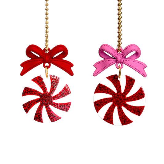 Coquette Peppermint Tumbler Handle Charm for Stanley