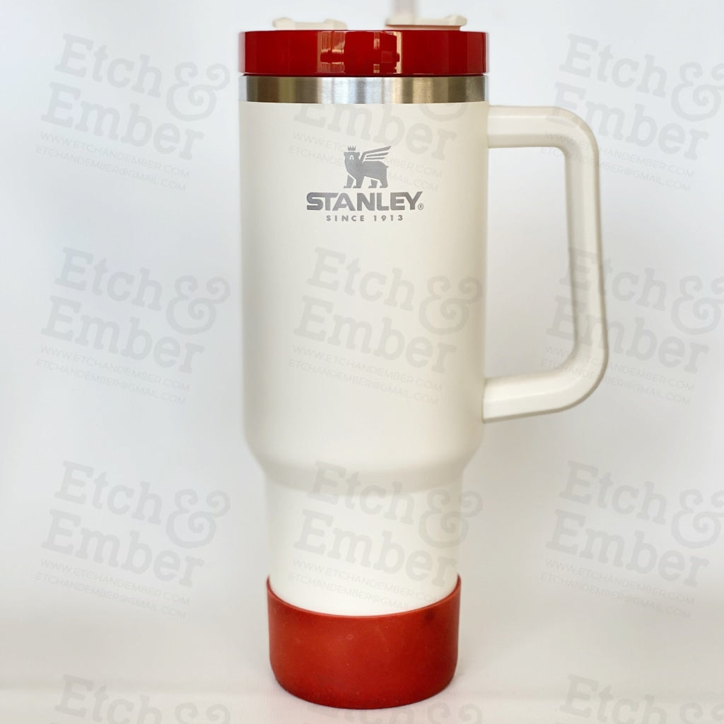 The Grinch Custom Stanley Adventure Quencher 40 oz tumbler/ Simple Mod –  Etch and Ember
