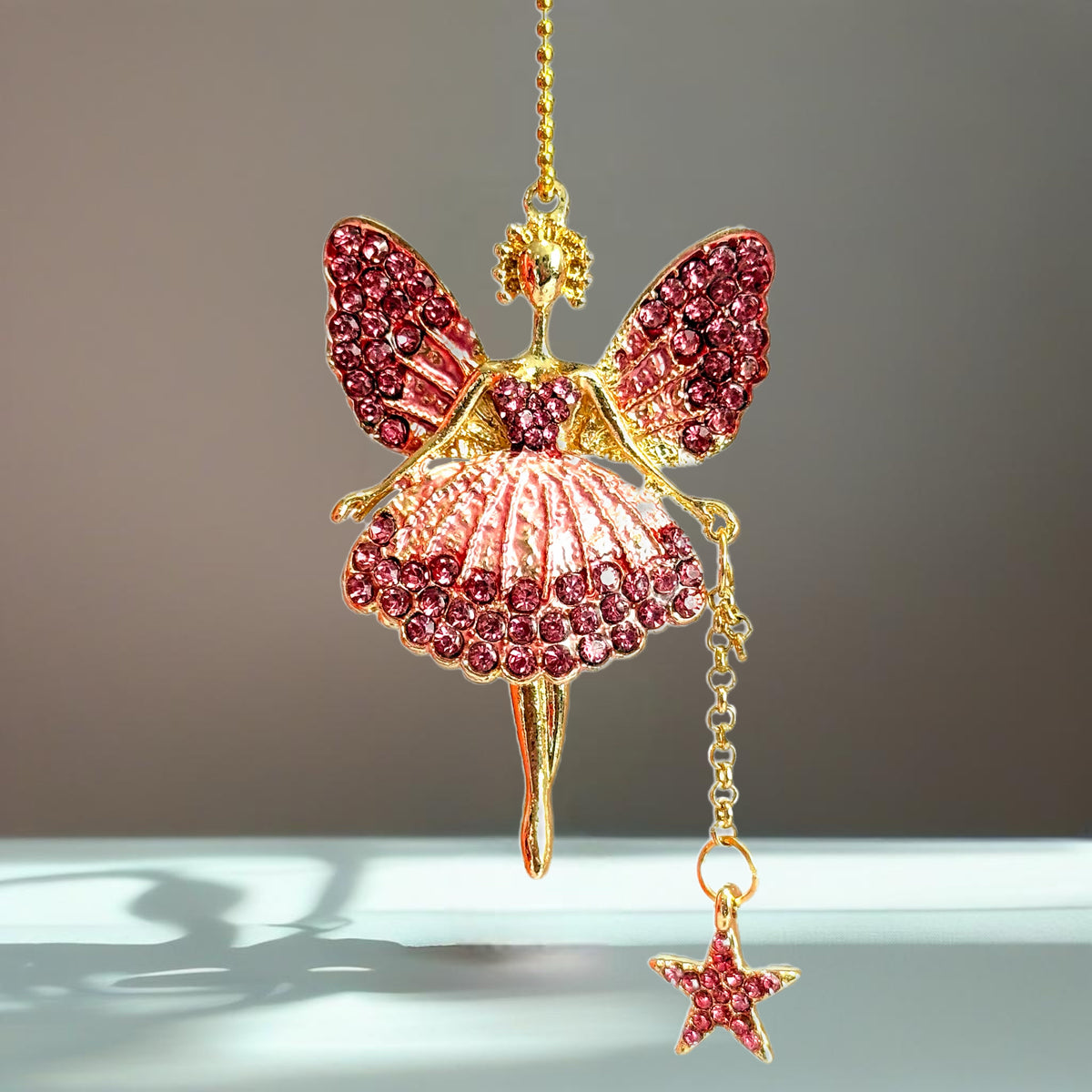 Deluxe Fairy Tumbler Handle Charm, view 3, fits BrüMate