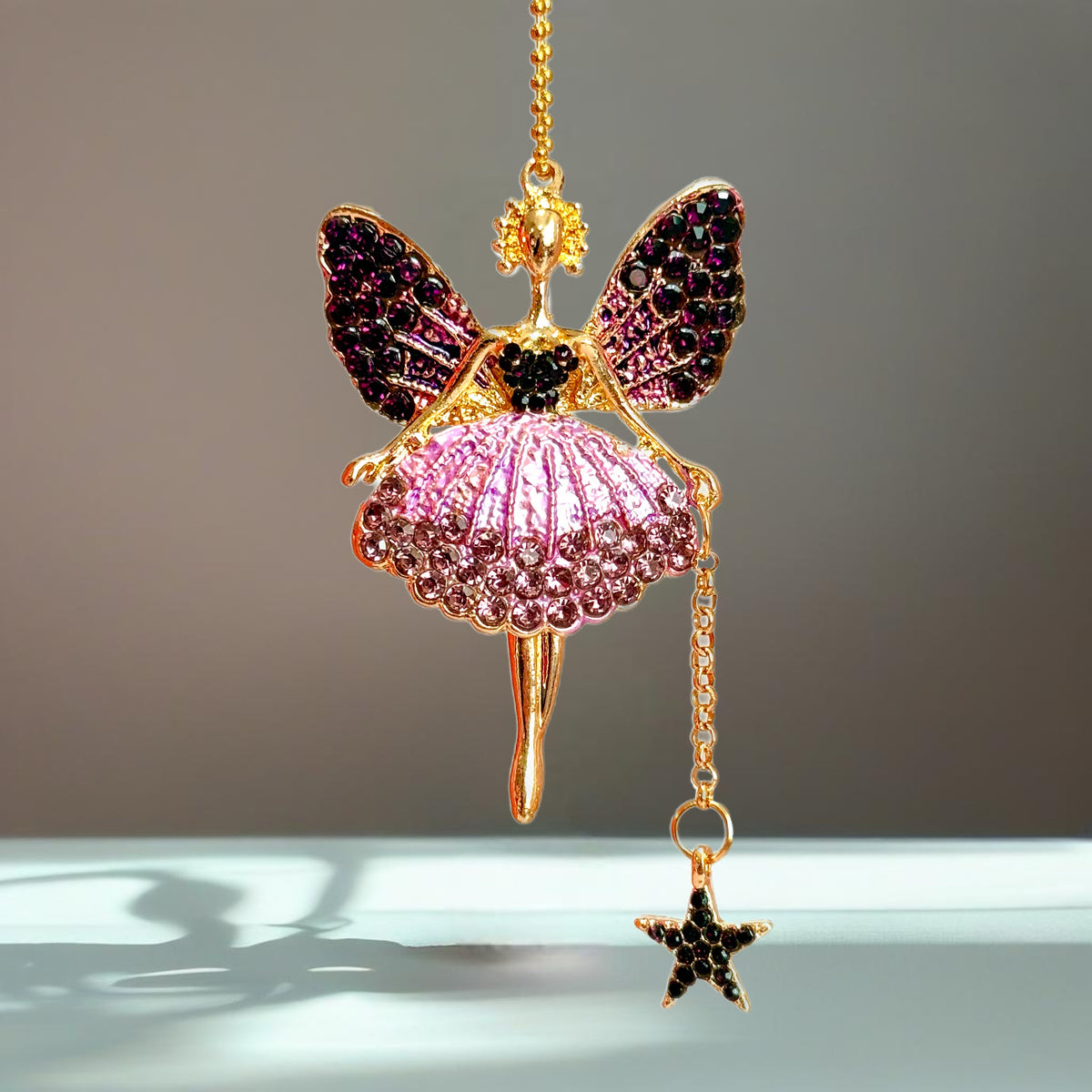 Deluxe Fairy Tumbler Handle Charm, view 5, fits Stanley Quencher
