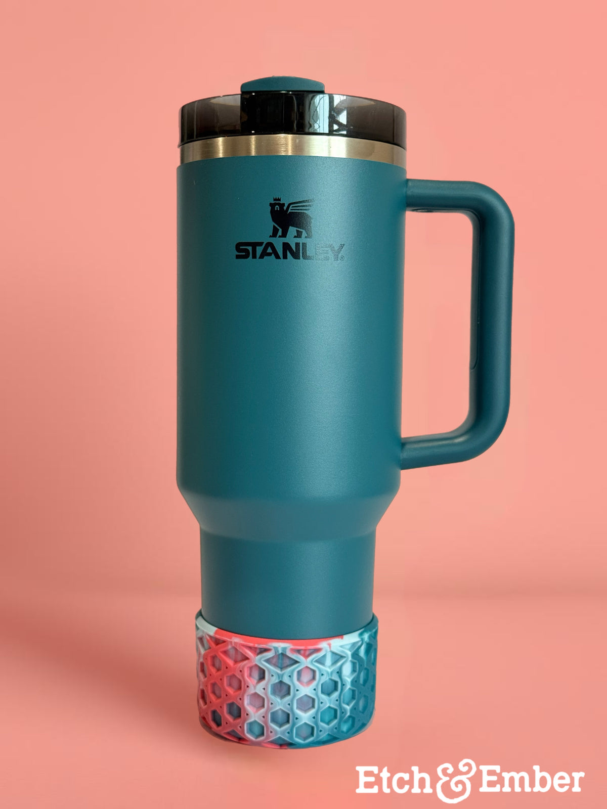 Desert Dusk pearl waffle silicone tumbler boot – view 4