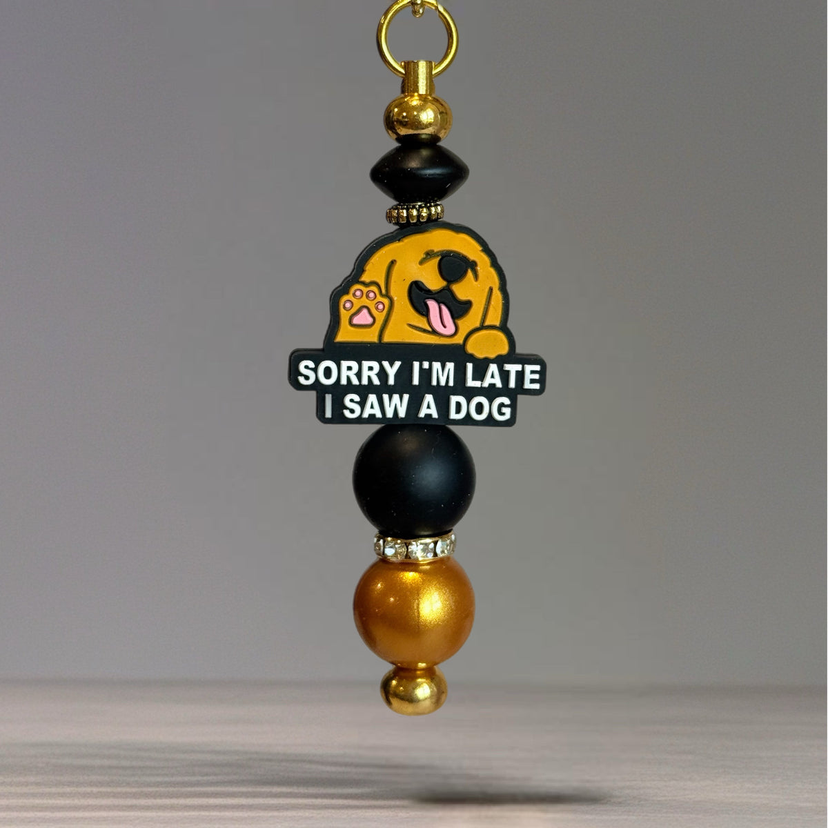 Dog Lover Bracelet Tumbler Handle Charm, view 3, fits BrüMate