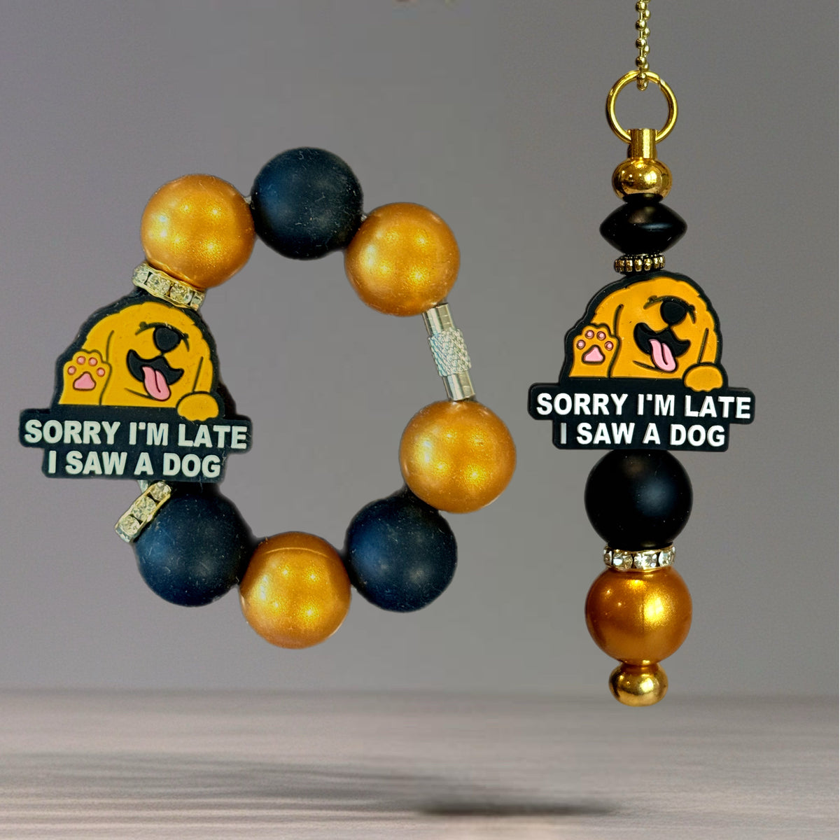 Dog Lover Bracelet Tumbler Handle Charm for Stanley