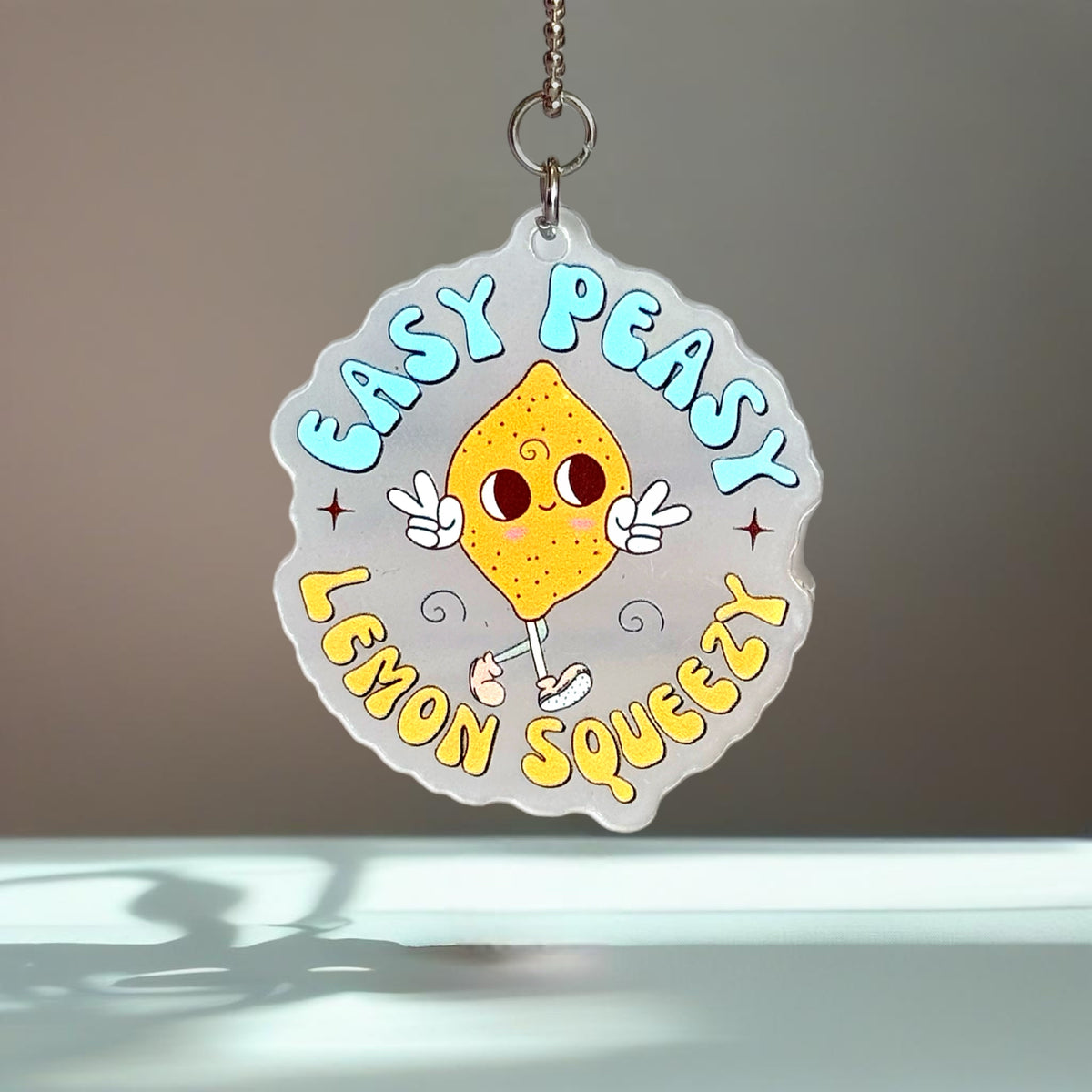 Easy Peasy Lemon Squeezy Tumbler Handle Charm for Stanley