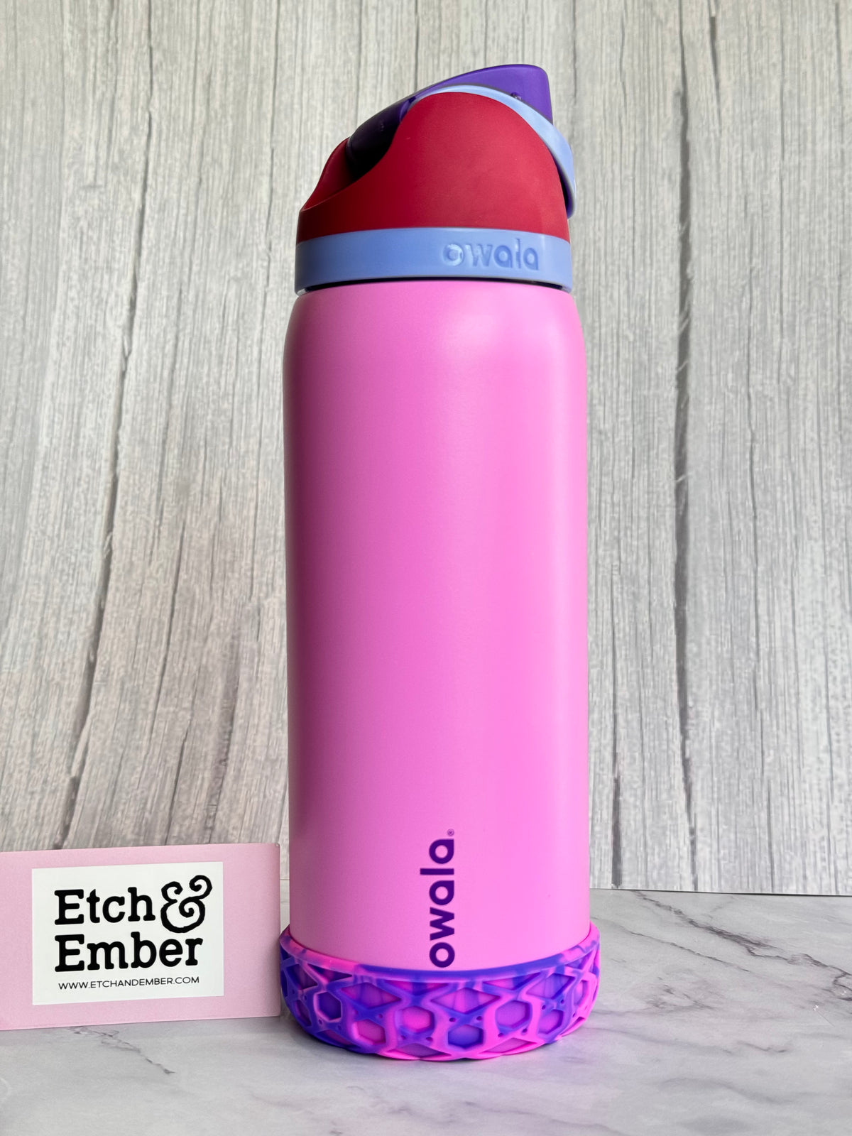 Electric Orchid 3.25" waffle shorty silicone boot – view 2