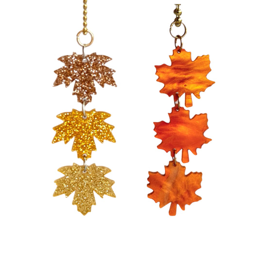 FALL LEAVES Tumbler Handle Charm for Stanley by Etch & Ember (charm)
