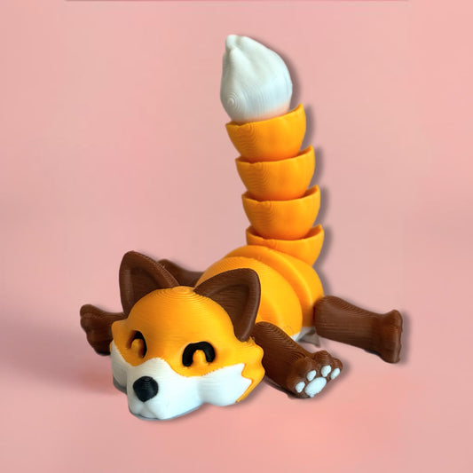 Fox 3D Deluxe Tumbler Handle Charm for HydroJug