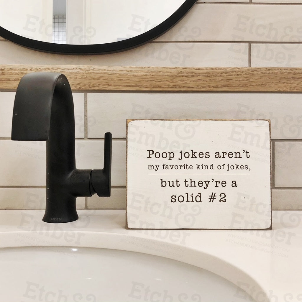 Funny Bathroom Signs- Free Shipping
