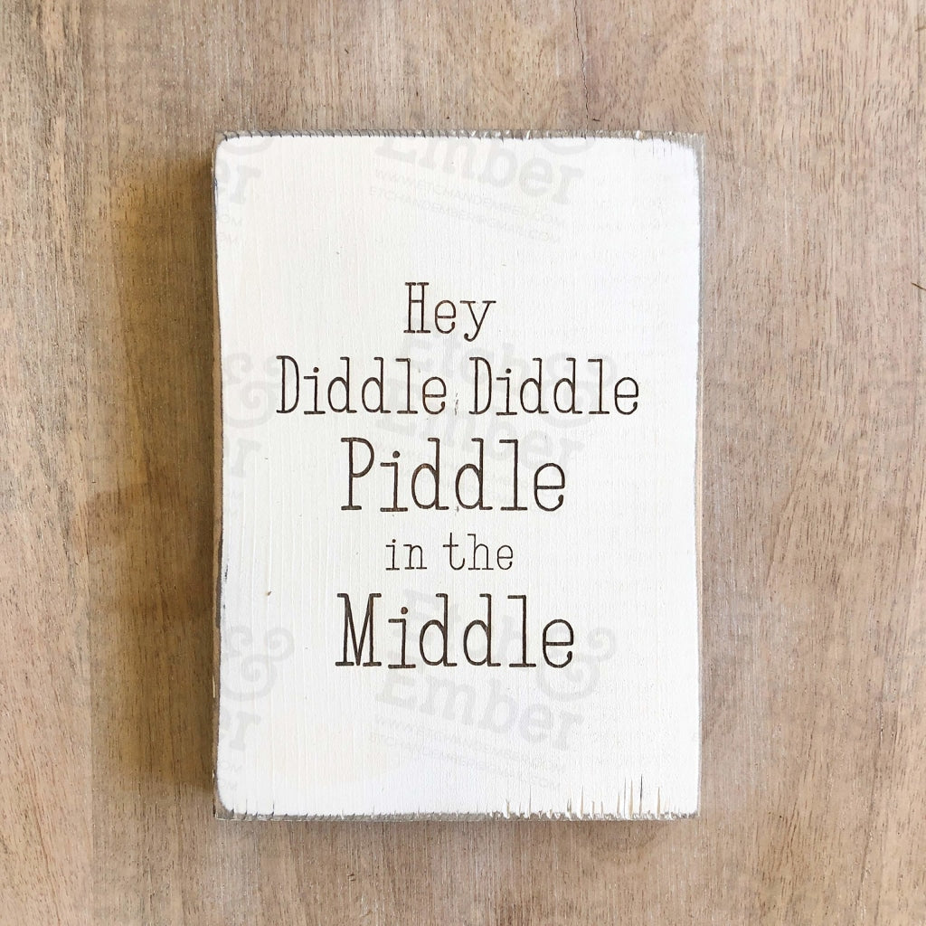 Funny Bathroom Signs- Free Shipping Hey Diddle