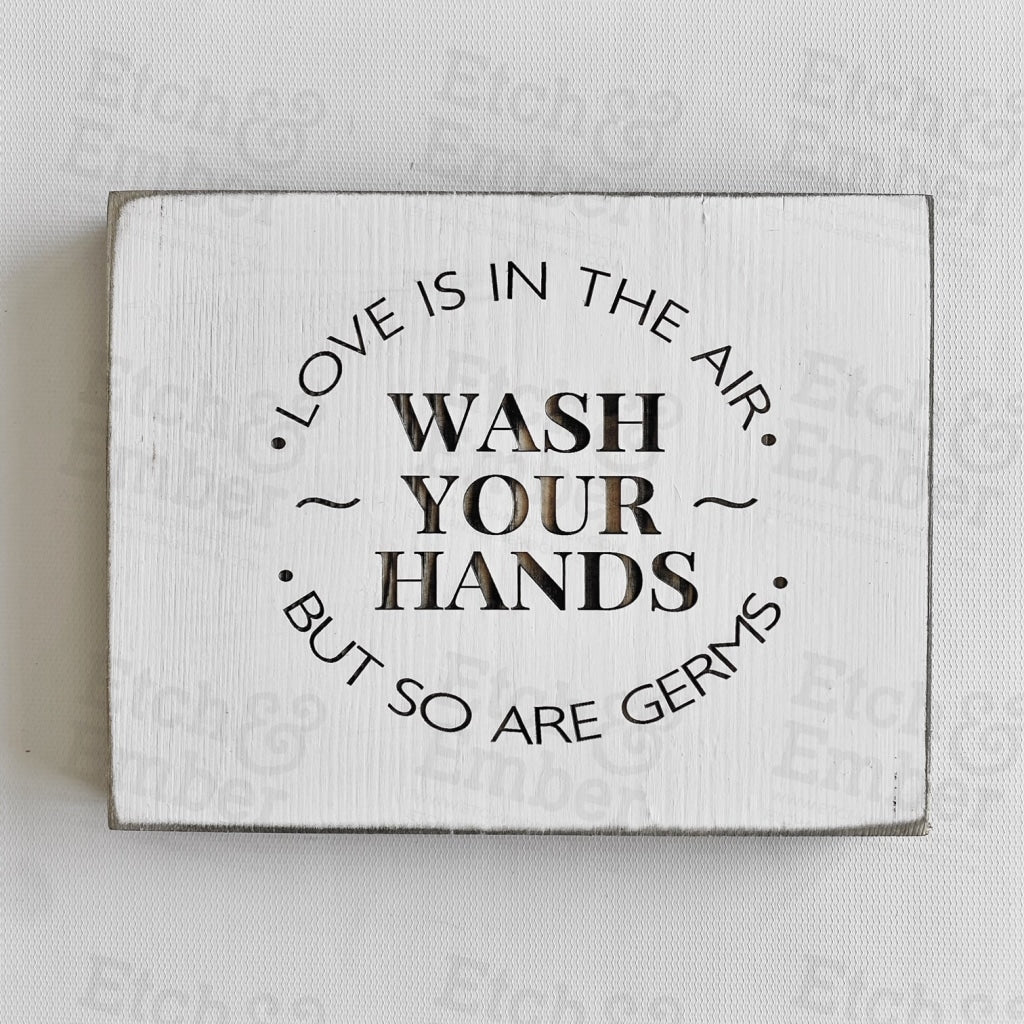 Funny Bathroom Signs- Free Shipping Love Is In The Air