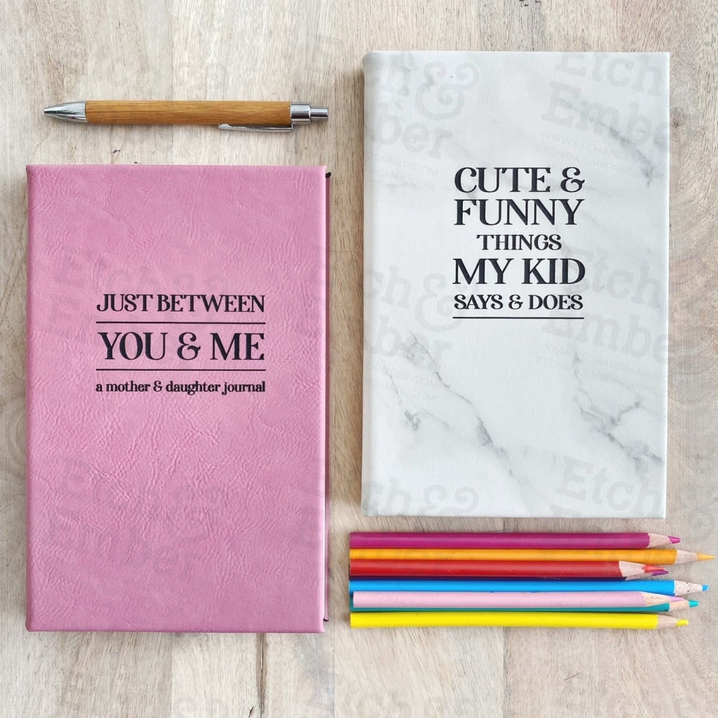 Funny Faux Leather Journals- Free Shipping