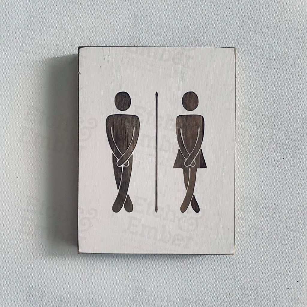 Funny Men Women Sign - Farmhouse Style Decor Rustic Wood Free Shipping Signs